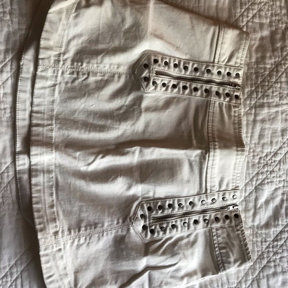 Free People Jean Mini skirt